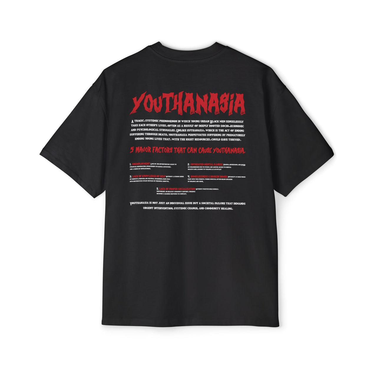 YOUTHANASIA - Awareness for the senseless violence among young black men and boys