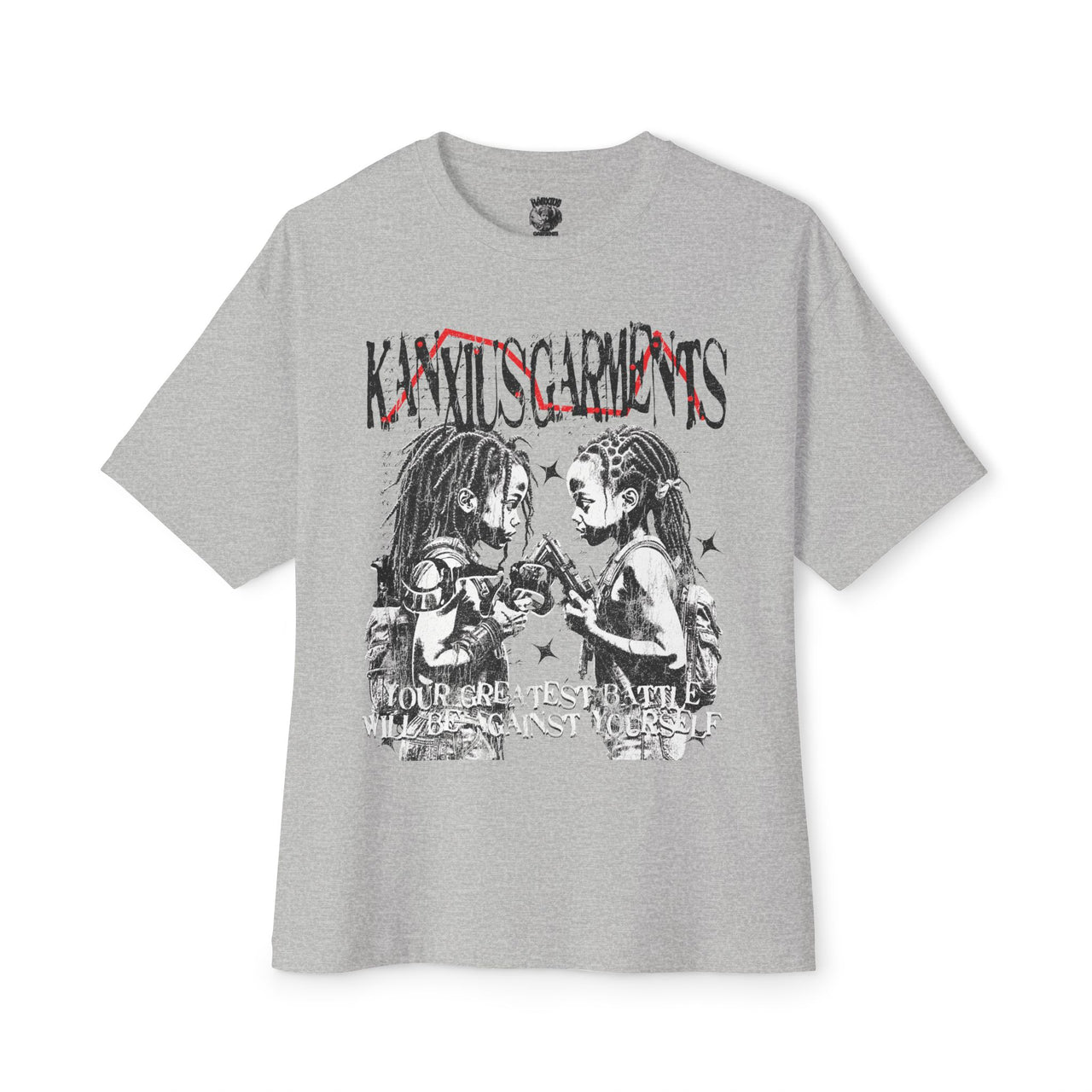 YOUR GREATEST BATTLE WILL BE AGAINST YOURSELF - KÄNXIUS GARMENTS 