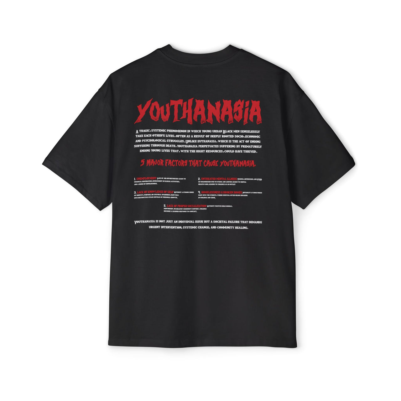 YOUTHANASIA - Awareness for the senseless violence among young black men and boys