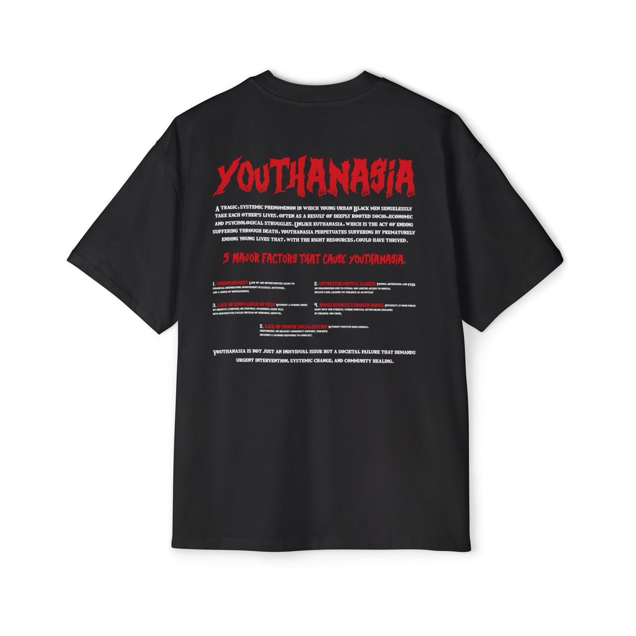 YOUTHANASIA - Awareness for the senseless violence among young black men and boys
