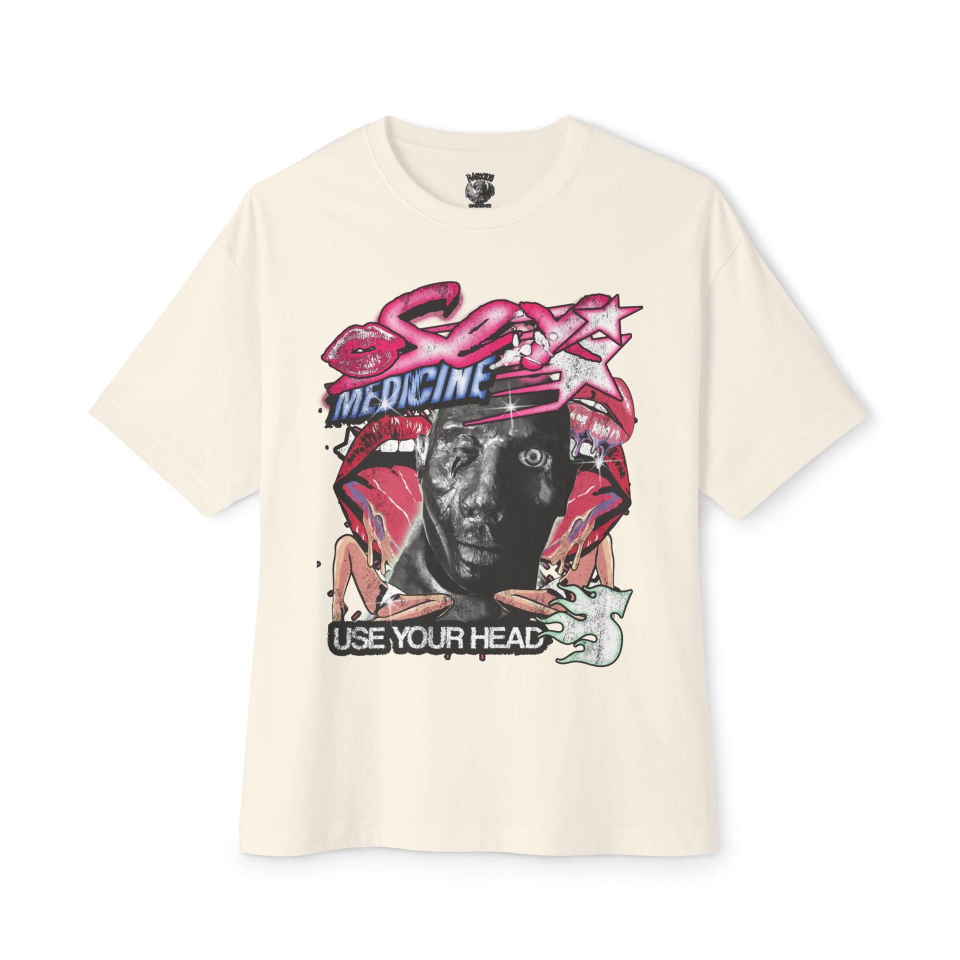 SEX MEDICINE...HEAL ME WITH YOUR LOVE MAGIC *(Oversized) - KÄNXIUS GARMENTS 