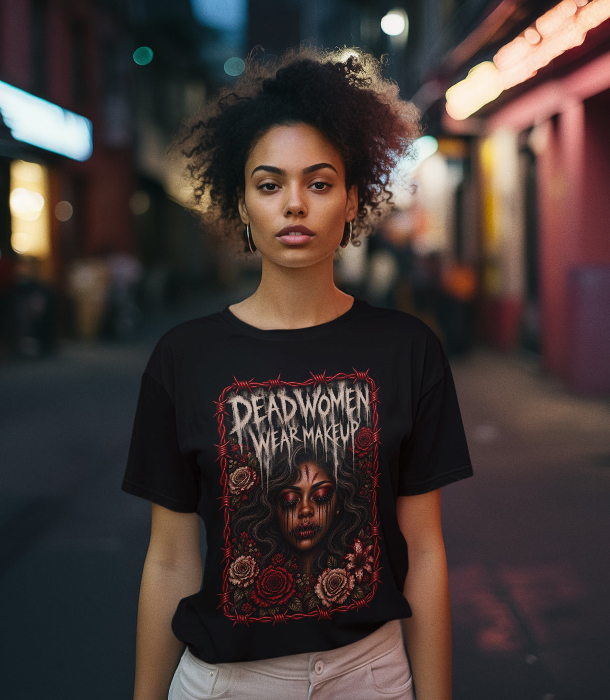 DEAD WOMEN WEAR MAKEUP - KÄNXIUS GARMENTS 