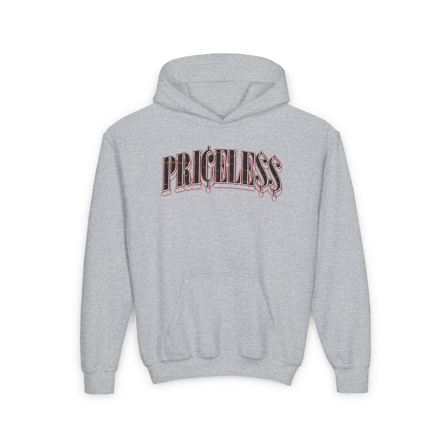 PRICELESS HOODIE FOR YOUTH (GRAY)