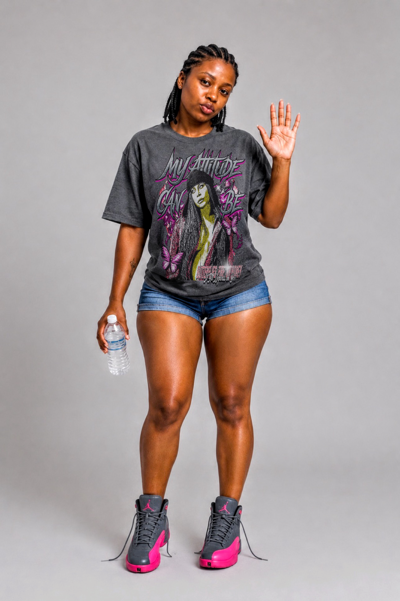 MY ATTITUDE CAN BE BUTTERFLIES, FIRE, OR HONEY…IT ALL DEPENDS ON YOU - KÄNXIUS GARMENTS 