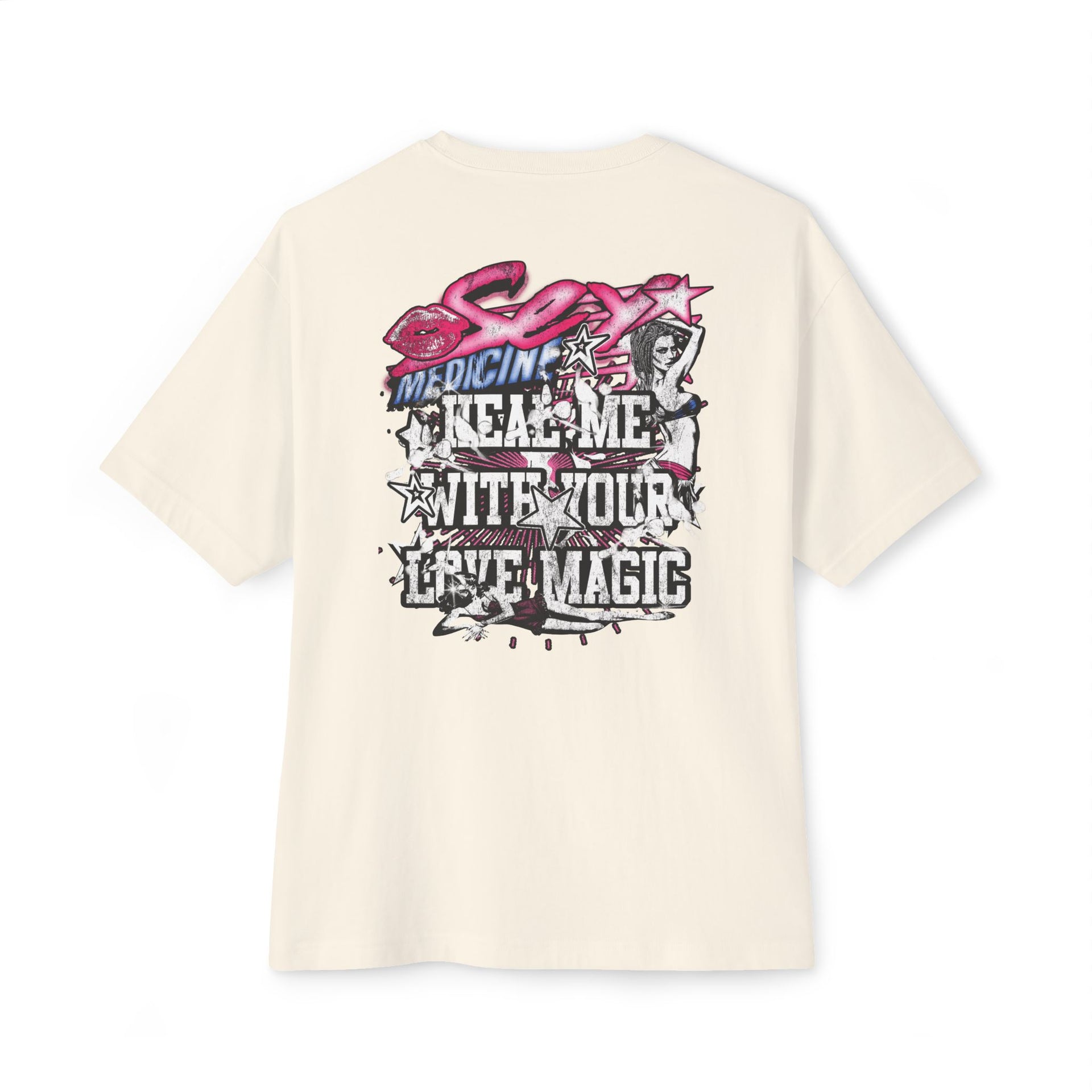 SEX MEDICINE...HEAL ME WITH YOUR LOVE MAGIC *(Oversized) - KÄNXIUS GARMENTS 